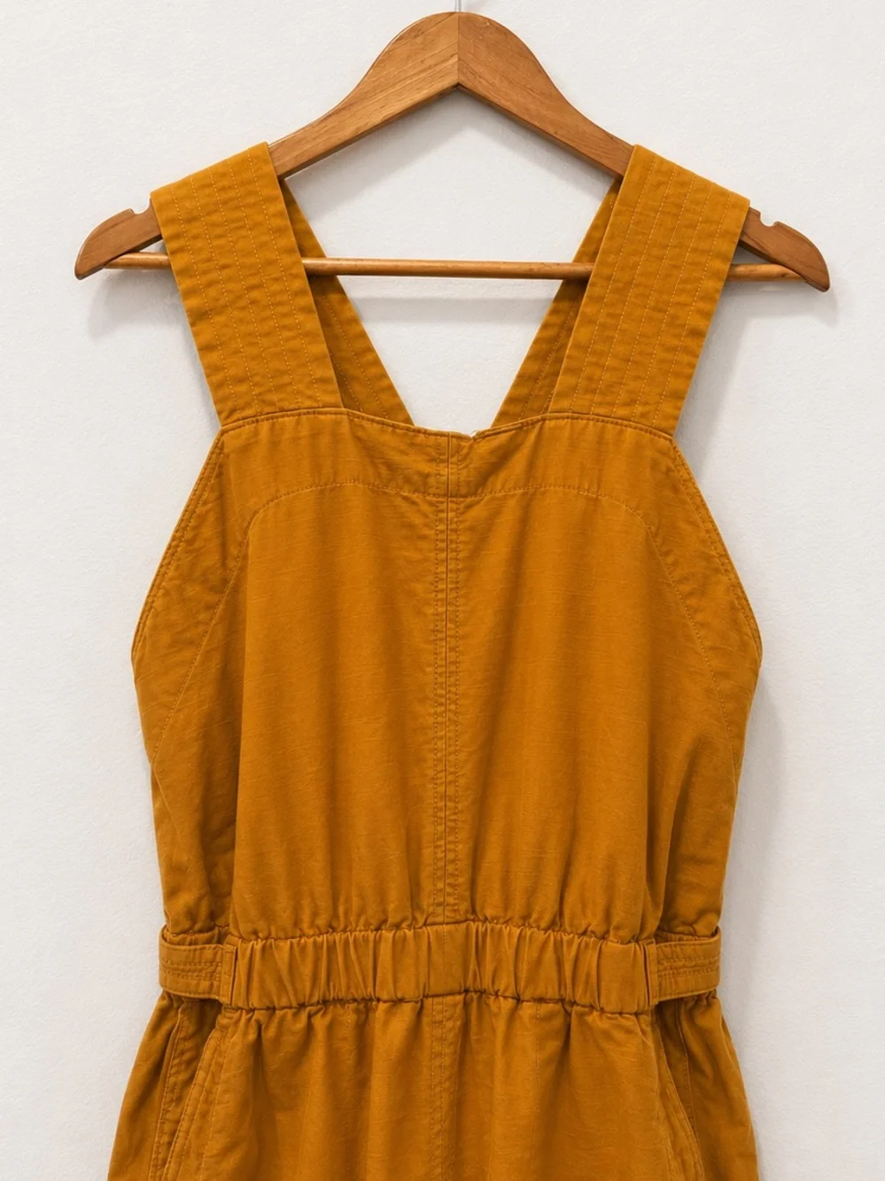 Everlane The Fatigue Apron‎ Jumpsuit in Amber Gold Size 0